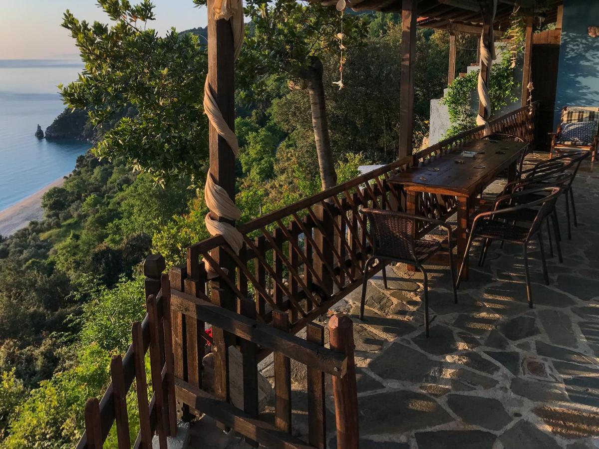 Balcony On The Rocks Villa Agioi Saranta Luaran gambar